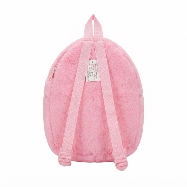 Mochila Infantil Peluche Gato Con Lazo Y Encaje