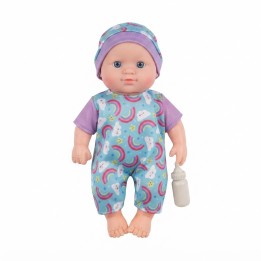 Muñeco Bebé De Juguete Con Tetero Y Pijama