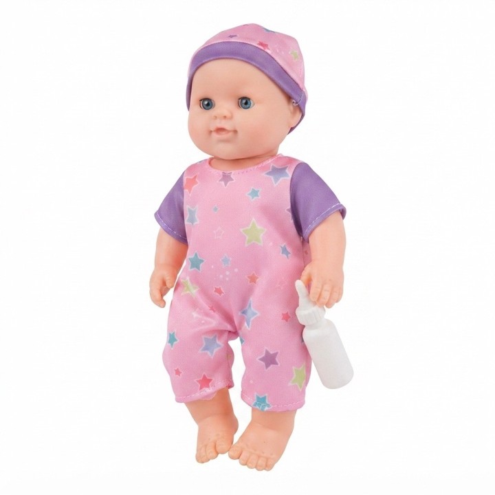Muñeco Bebé De Juguete Con Tetero Y Pijama