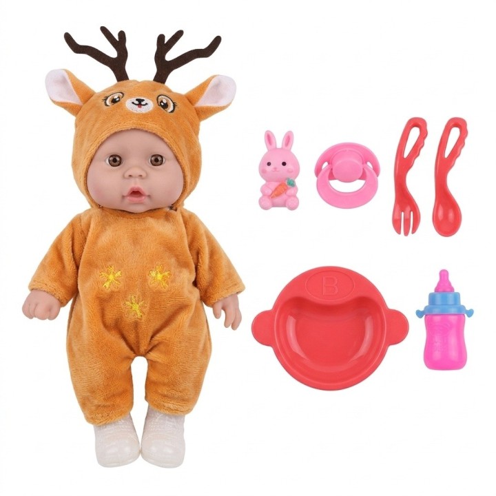 Muñeco Bebé Lovely Sonidos Disfraz Y Accesorios