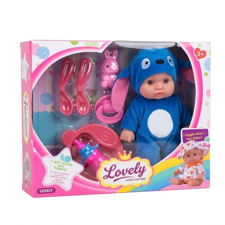 Muñeco Bebé Lovely Sonidos Disfraz Y Accesorios