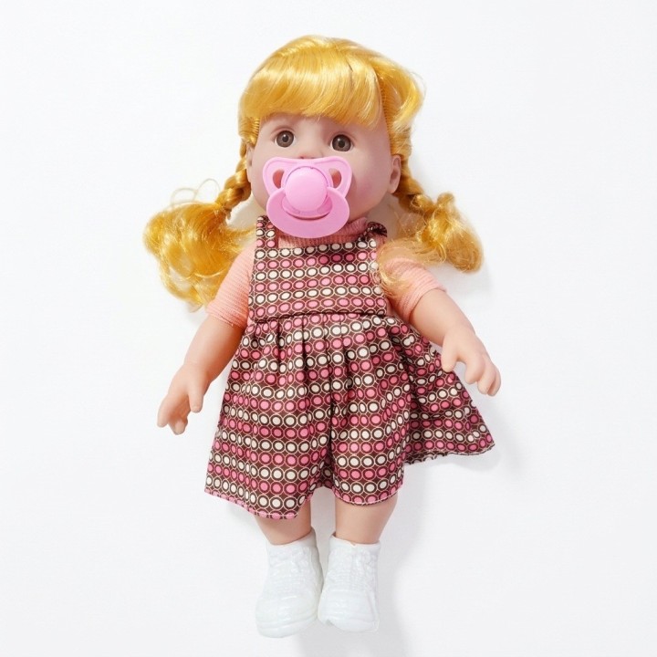 Muñeca Bebé Hace Chichí Con Bacinilla Pañal Y Accesorios