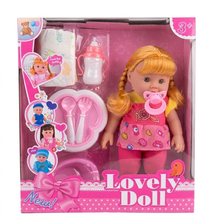Muñeca Bebé Hace Chichí Con Bacinilla Pañal Y Accesorios