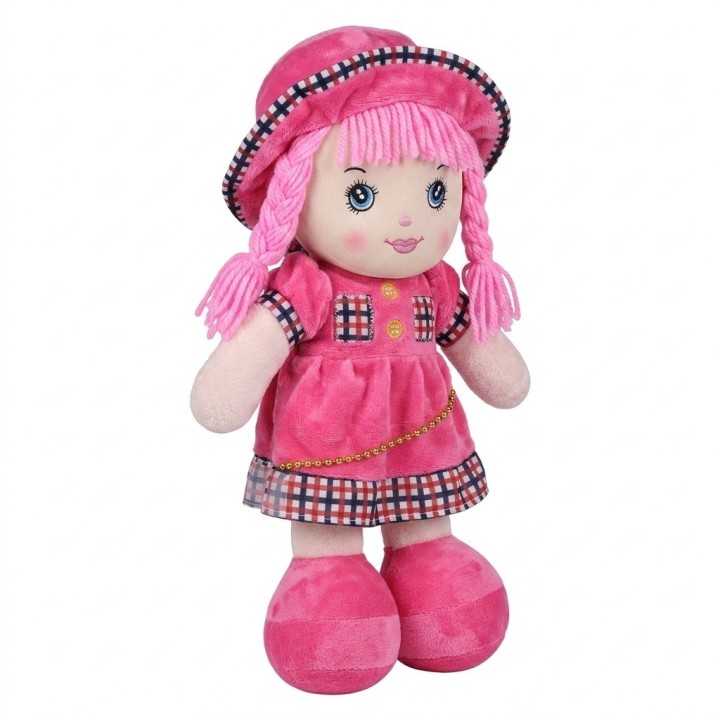 Tierna Muñeca Trapo Peluche Para Niñas Con Sombrero