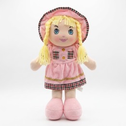 Tierna Muñeca Trapo Peluche Para Niñas Con Sombrero