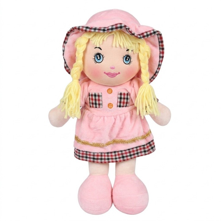 Tierna Muñeca Trapo Peluche Para Niñas Con Sombrero