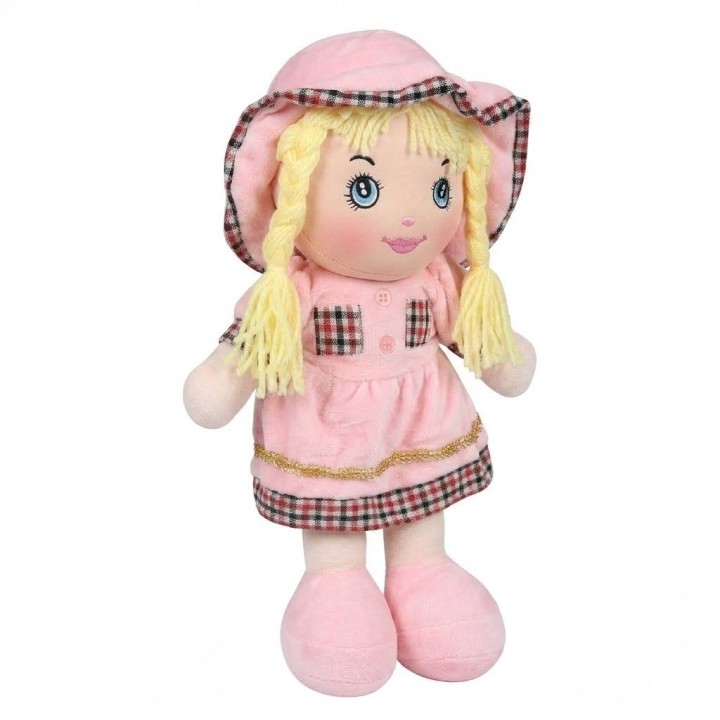 Tierna Muñeca Trapo Peluche Para Niñas Con Sombrero