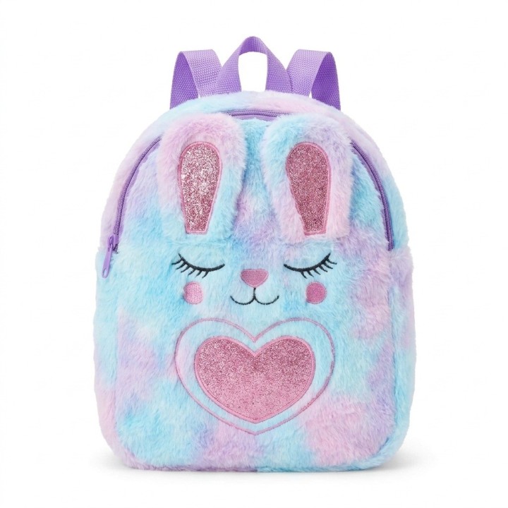 Morral Peluche Conejito Niña Detalles Brillantes