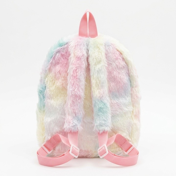 Morral Peluche Unicornio 3d Niña Alas Brillantes