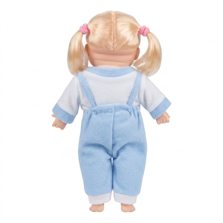 Muñeca Bebé Realista Juguete Con Overol Niña