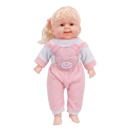 Muñeca Bebé Realista Juguete Con Overol Niña