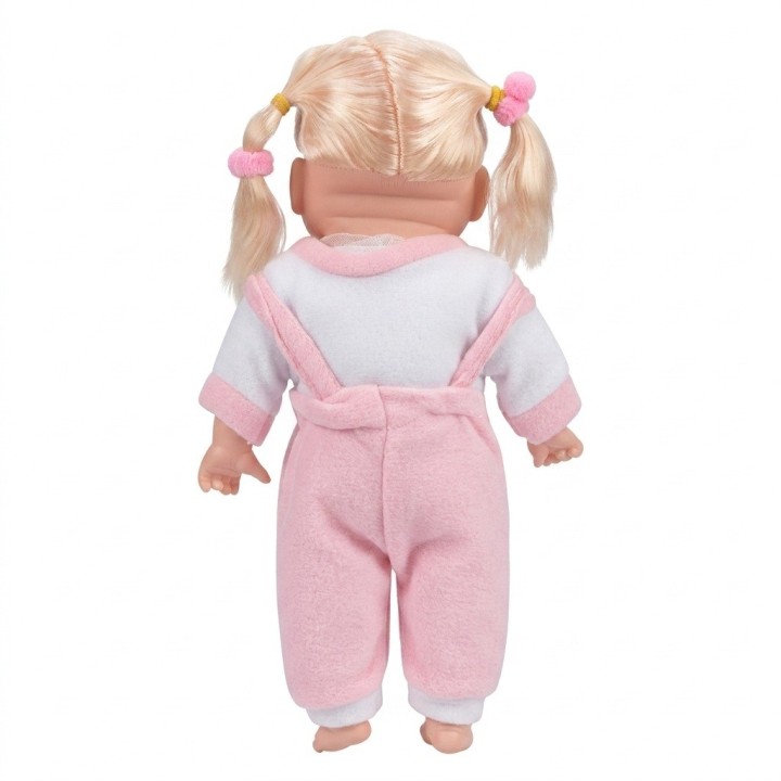 Muñeca Bebé Realista Juguete Con Overol Niña