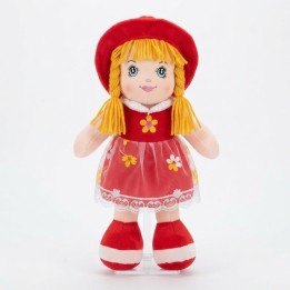 Muñeca De Trapo Peluche Para Niña Vestido Flores