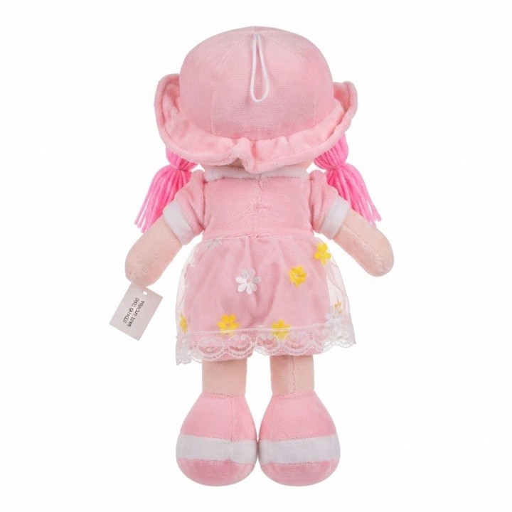 Muñeca De Trapo Peluche Para Niña Vestido Flores
