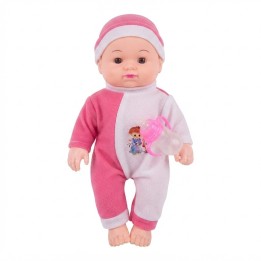 Hermoso Muñeco Bebé Con Morral Transparente Y Accesorios