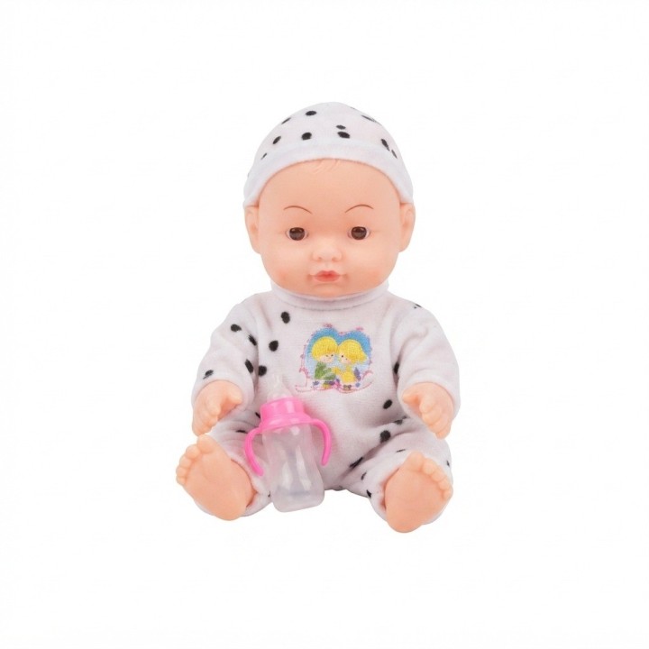 Hermoso Muñeco Bebé Con Morral Transparente Y Accesorios