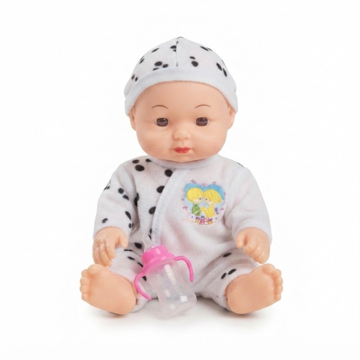 Hermoso Muñeco Bebé Con Morral Transparente Y Accesorios