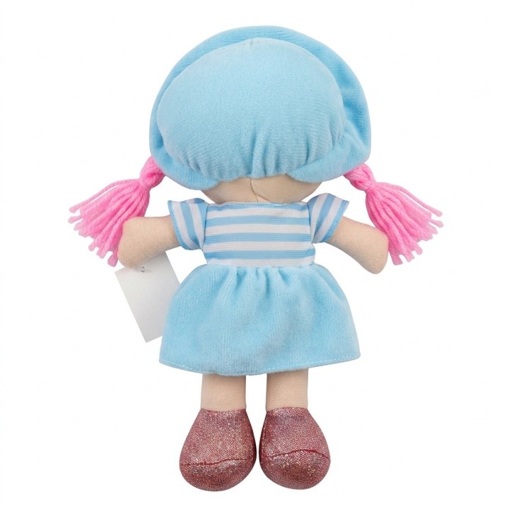 Mini Muñeca De Trapo Peluche Para Niña Sombrero Y Corazón