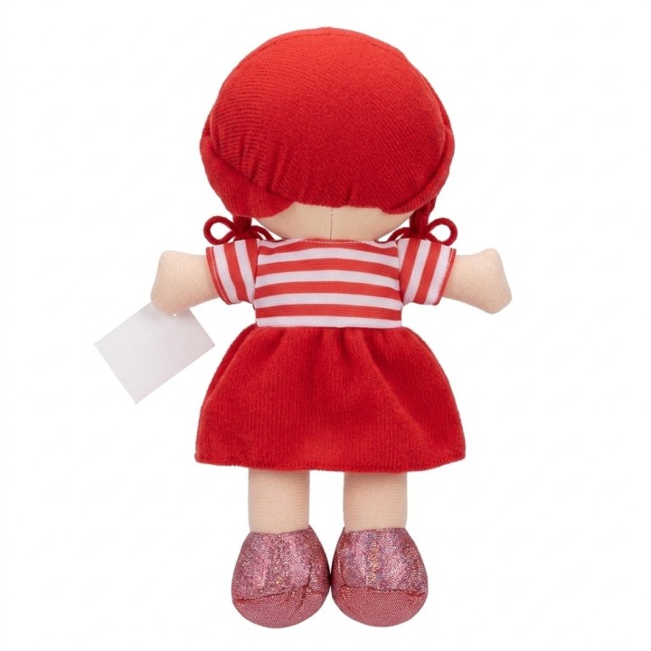 Mini Muñeca De Trapo Peluche Para Niña Sombrero Y Corazón