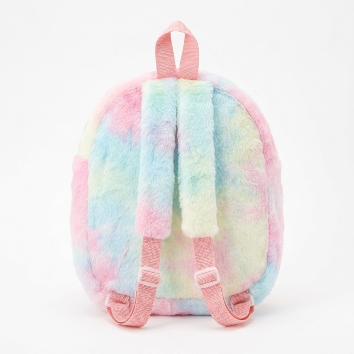 Morral Mochila Peluche Unicornio Niña Alas 3d