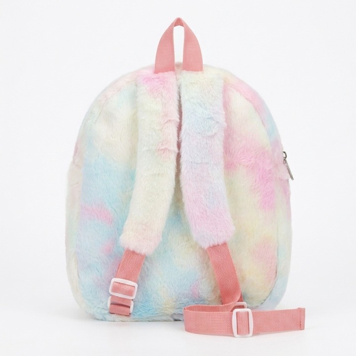 Morral Mochila Peluche Unicornio Para Niña