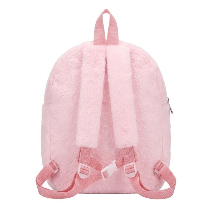 Morral Mochila Peluche Unicornio Para Niña