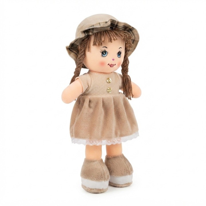 Hermosa Muñeca De Trapo Suave Peluche Para Niñas Bebés
