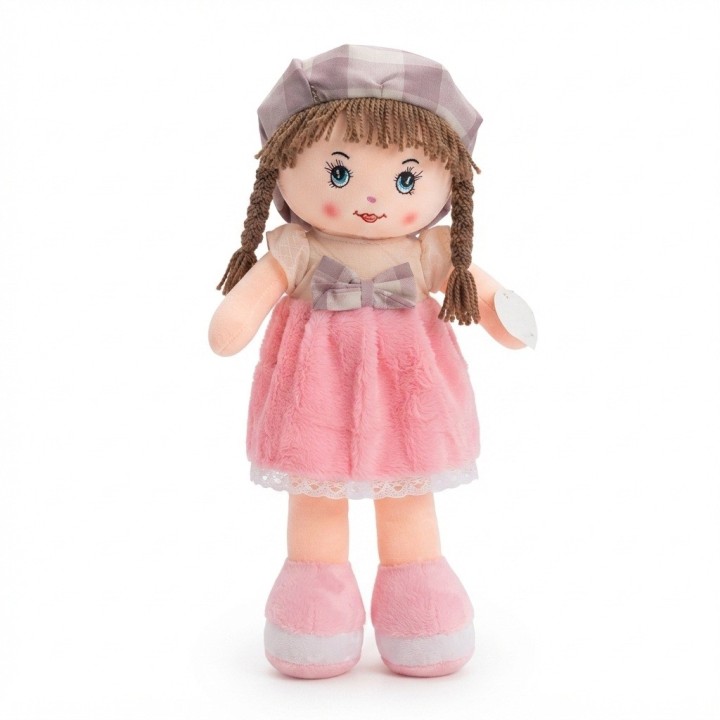 Hermosa Muñeca De Trapo Suave Peluche Para Niñas Bebés