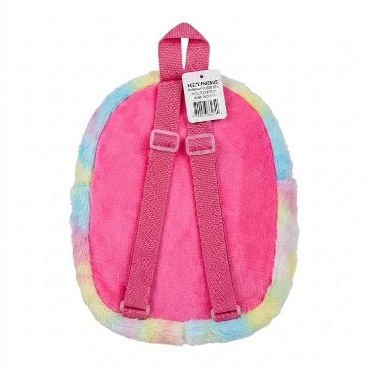 Hermoso Morral Peluche Gato Para Niña Diseño Arcoíris