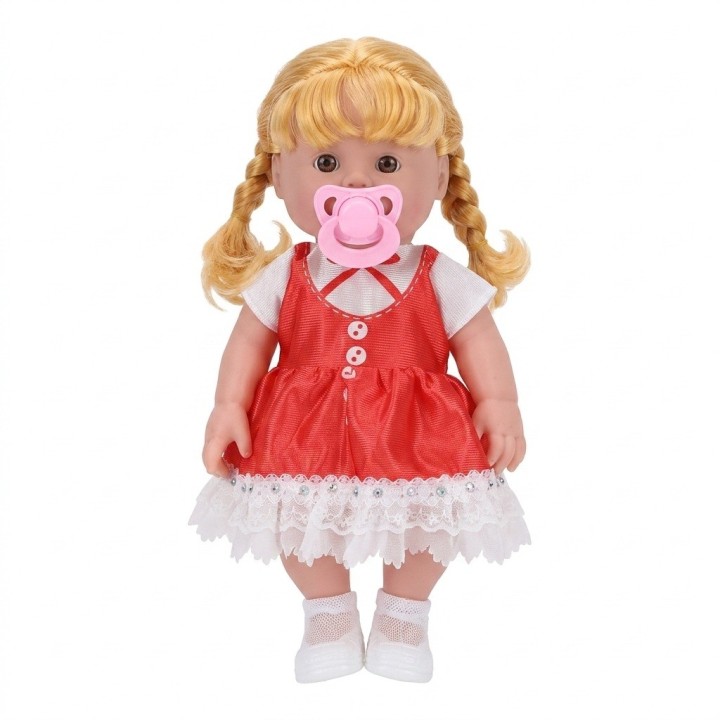 Muñeca Bebé Lovely Doll Con Biberón Y Accesorios Niñas
