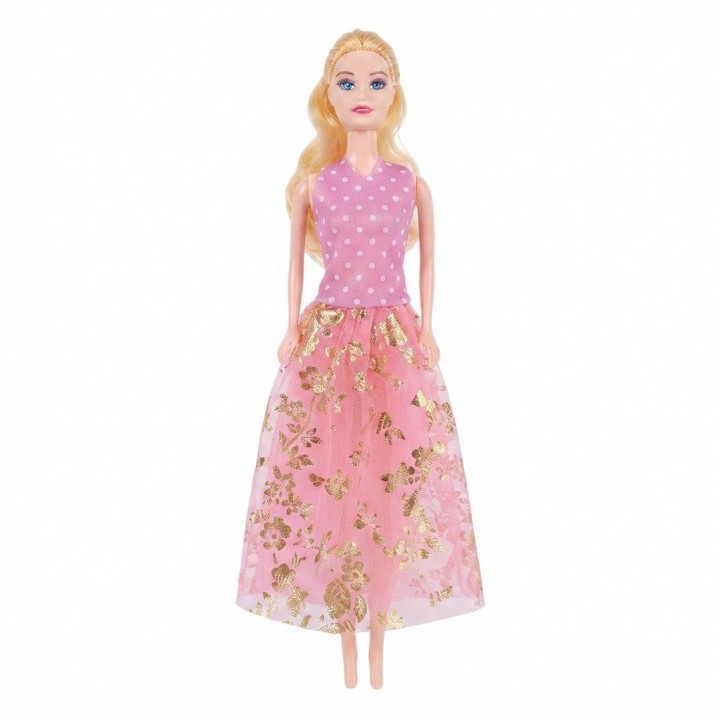 Set Muñeca Con 2 Vestidos Extra Y Accesorios Niña