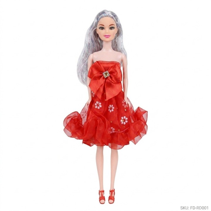 Set Muñeca Fashion Princesa Con Vestidos Y Accesorios