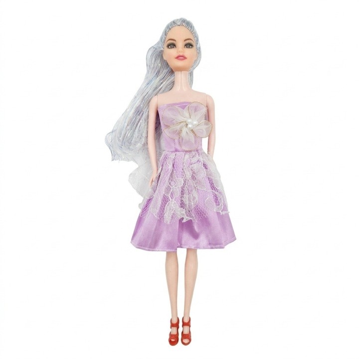 Set Muñeca Fashion Princesa Con Vestidos Y Accesorios