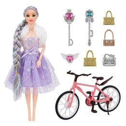 Muñeca Princesa Con Bicicleta Y Accesorios De Magia