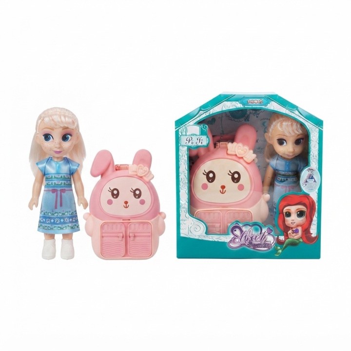 Muñeca Sweet Coleccionable Con Mochila Conejo