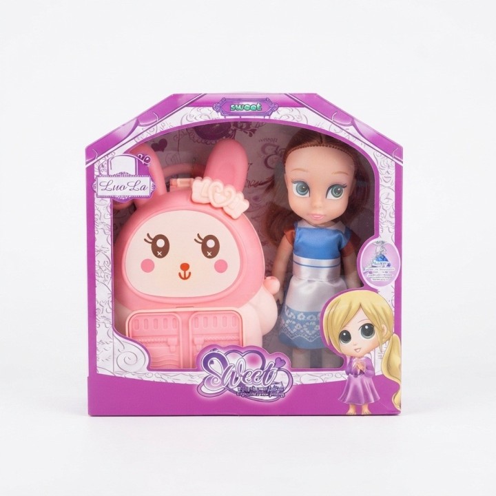 Muñeca Sweet Coleccionable Con Mochila Conejo