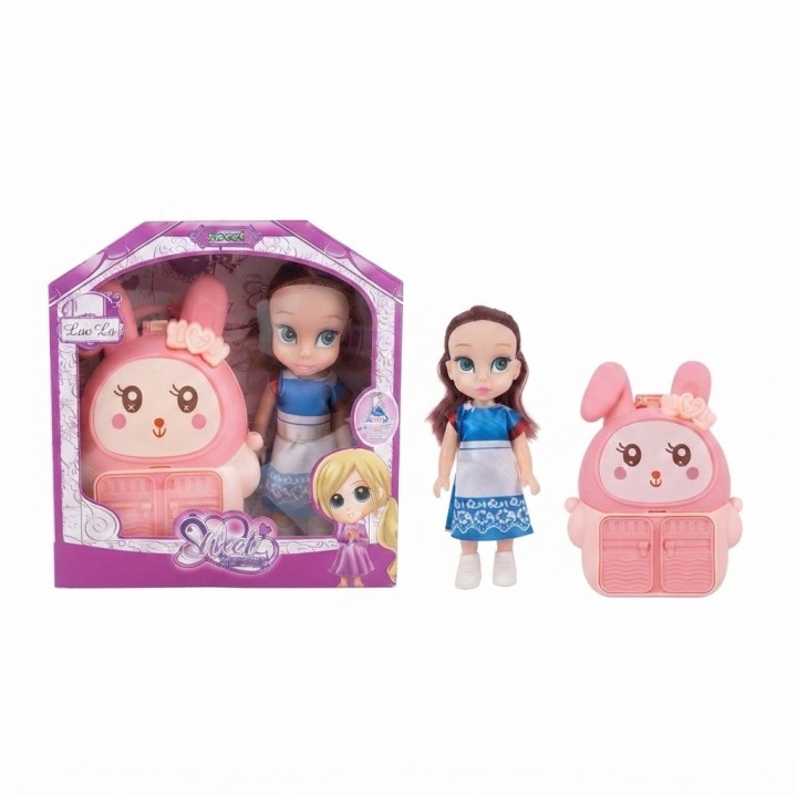 Muñeca Sweet Coleccionable Con Mochila Conejo