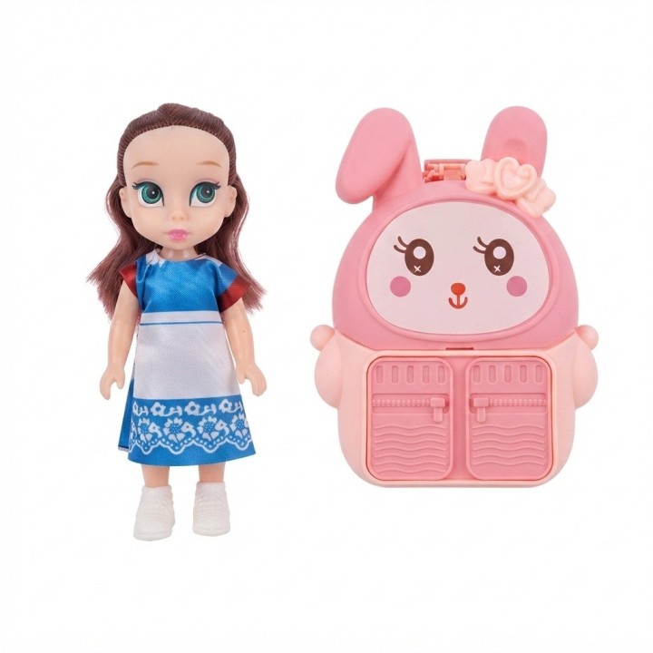 Muñeca Sweet Coleccionable Con Mochila Conejo