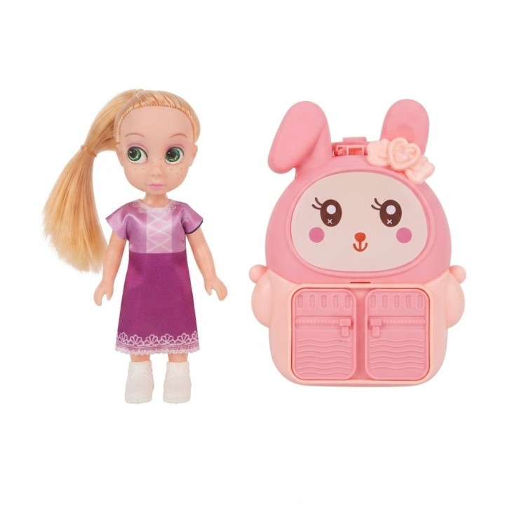 Muñeca Sweet Coleccionable Con Mochila Conejo