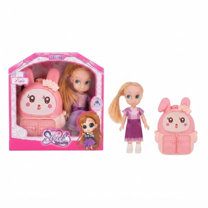 Muñeca Sweet Coleccionable Con Mochila Conejo