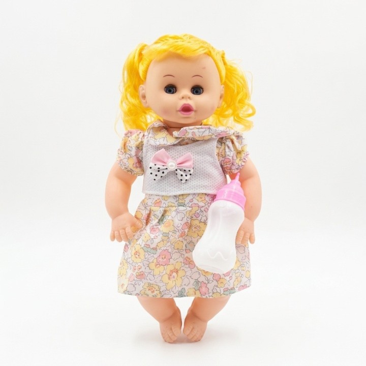 Muñeca Bebé Doll Baby Con Ropa Y Biberón Niñas