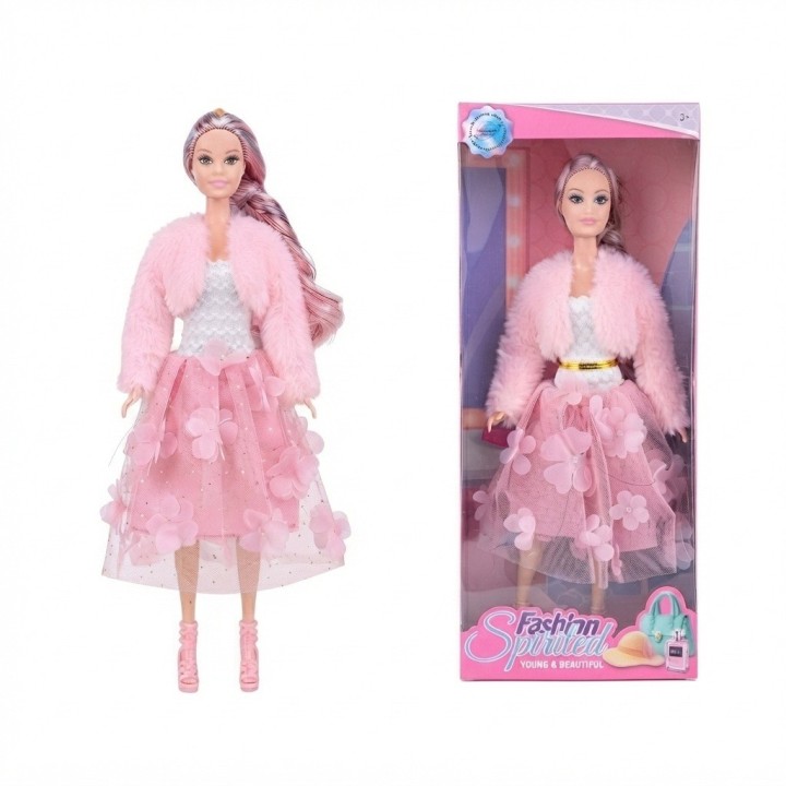 Muñeca Fashion Spirited Con Vestido De Gala Niñas