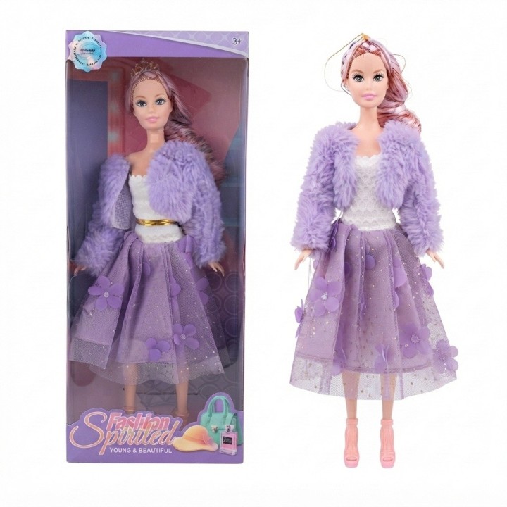 Muñeca Fashion Spirited Con Vestido De Gala Niñas
