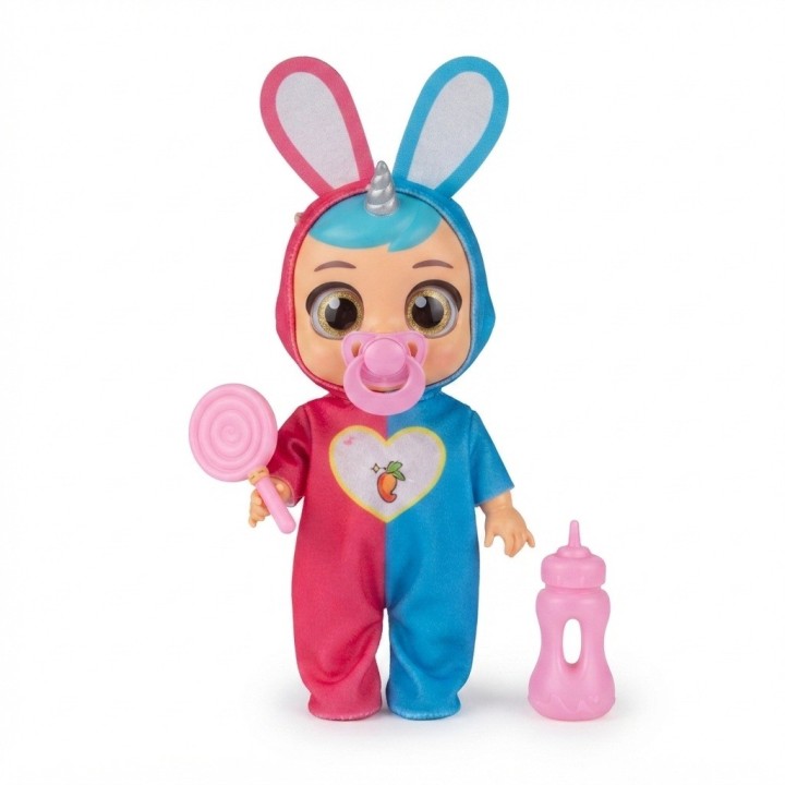 Muñeca Bebé Con Pijama De Animales Chupo Tetero Y Dulce