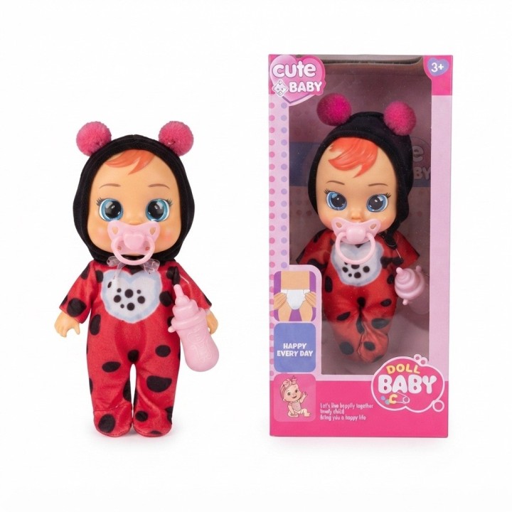 Muñeca Bebé Cute Baby Pijama Animales Con Chupo
