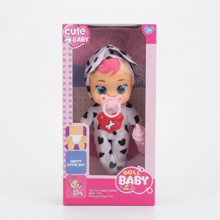 Muñeca Bebé Cute Baby Pijama Animales Con Chupo
