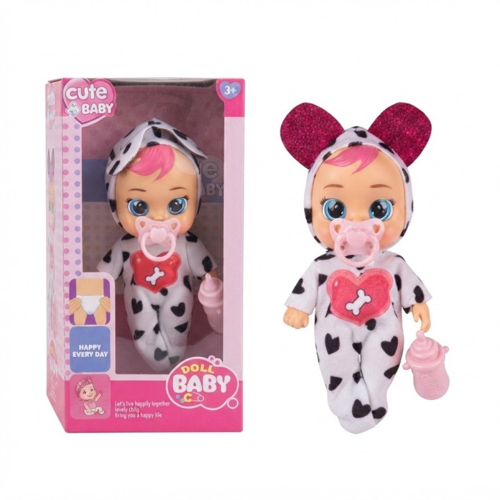Muñeca Bebé Cute Baby Pijama Animales Con Chupo