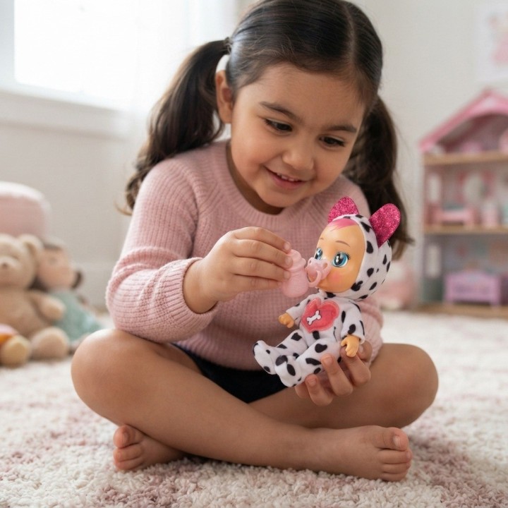 Muñeca Bebé Cute Baby Pijama Animales Con Chupo
