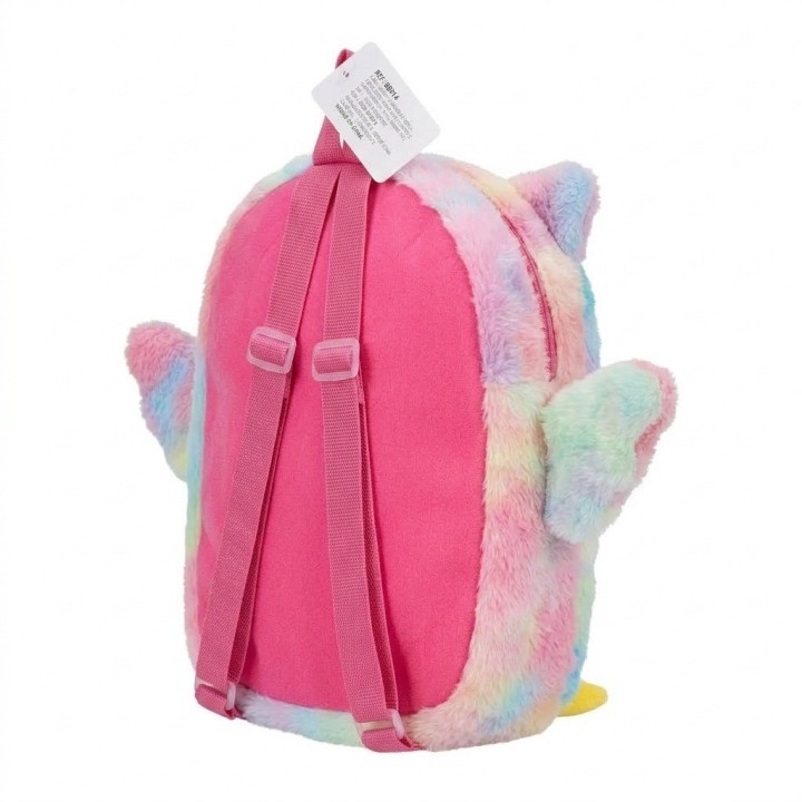 Morral Mochila Búho Peluche Suave Niñas Multicolor