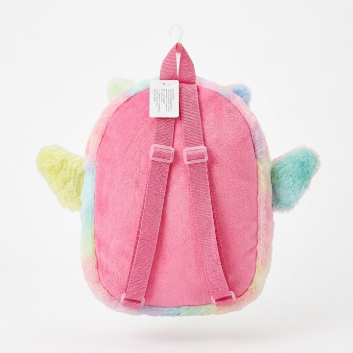 Morral Mochila Búho Peluche Suave Niñas Multicolor